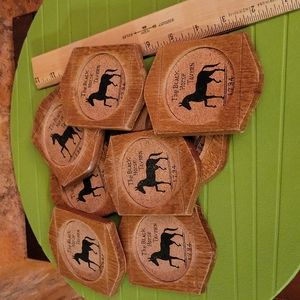 Horse cork coasters